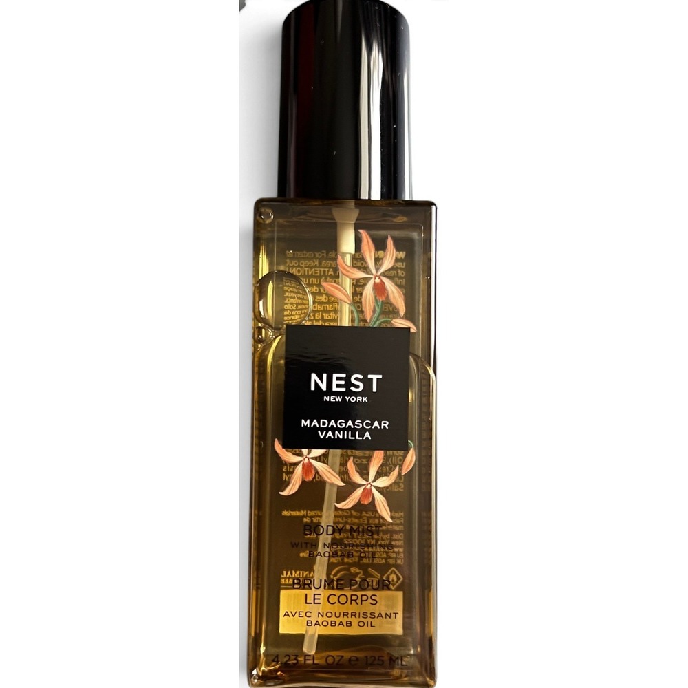 NEST New York Madagascar Vanilla Body Mist 4.23 oz 125ml Baobab Oil